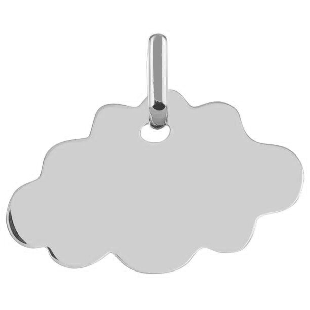 Photo de Médaille Nuage - Or blanc 18ct