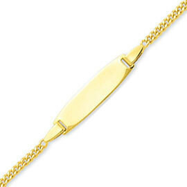 Photo de Gourmette bébé - Or jaune 18ct