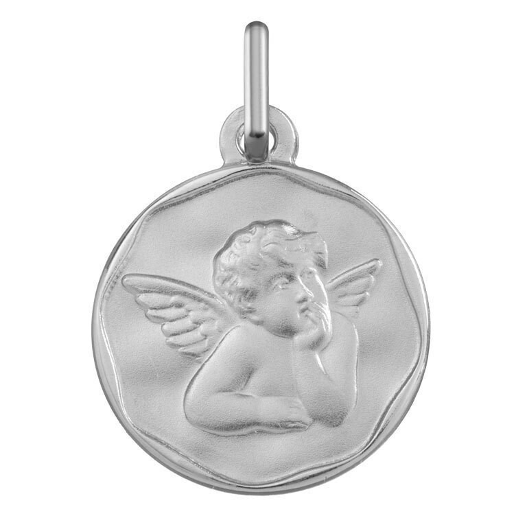 Photo de Médaille Ange pensif - Argent massif