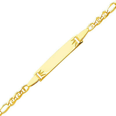 Photo de Gourmette bébé - Or jaune 18ct