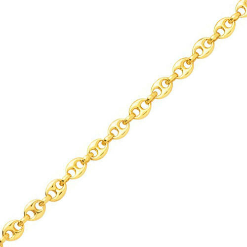 Photo de Bracelet maille grains de café - Or jaune 18ct
