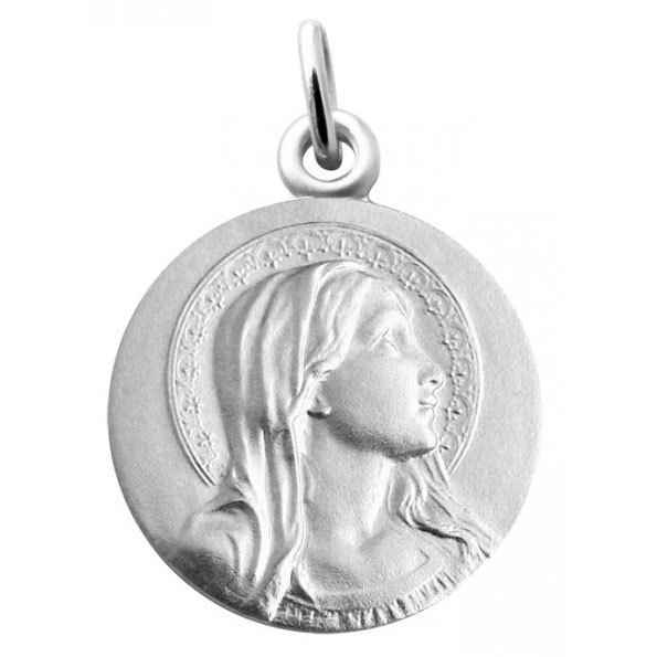 Photo de Médaille Vierge Sancta - Argent massif