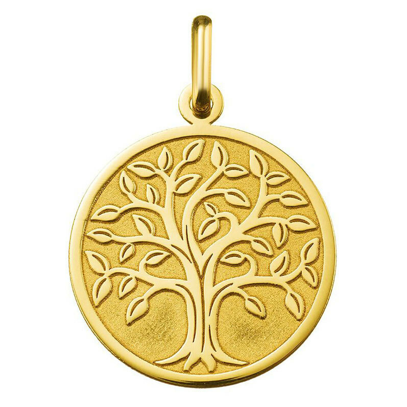 Photo de Médaille Arbre de vie majestueux - Or jaune 18ct