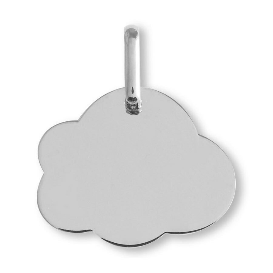 Photo de Médaille Nuage - Or blanc 18ct