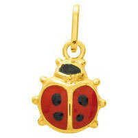 Photo de Pendentif coccinelle - Or jaune 18ct