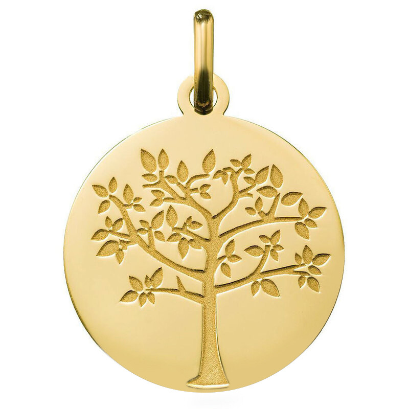 Photo de Médaille Arbre de vie printanier - Or jaune 9ct
