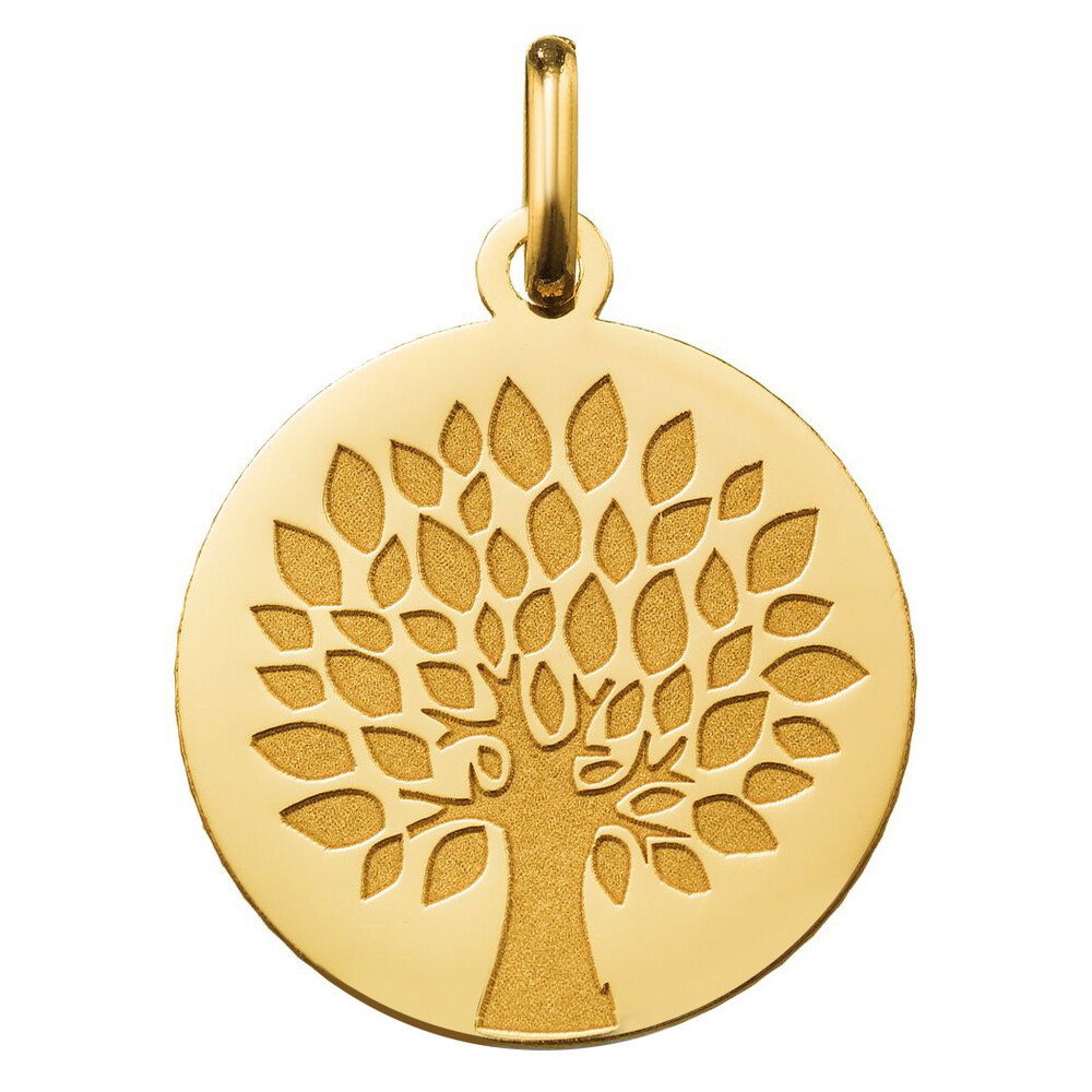 Photo de Médaille Arbre de vie contemporain (or jaune 9ct)