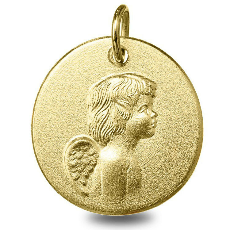 Photo de Médaille Ange - Or jaune 9ct