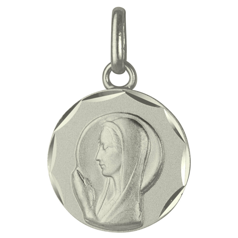 Photo de Médaille Vierge en prière - Argent massif