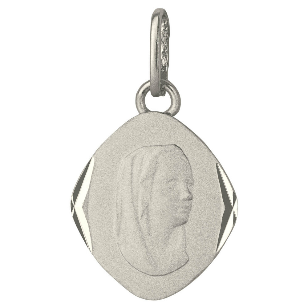 Photo de Médaille Vierge losange - Argent massif