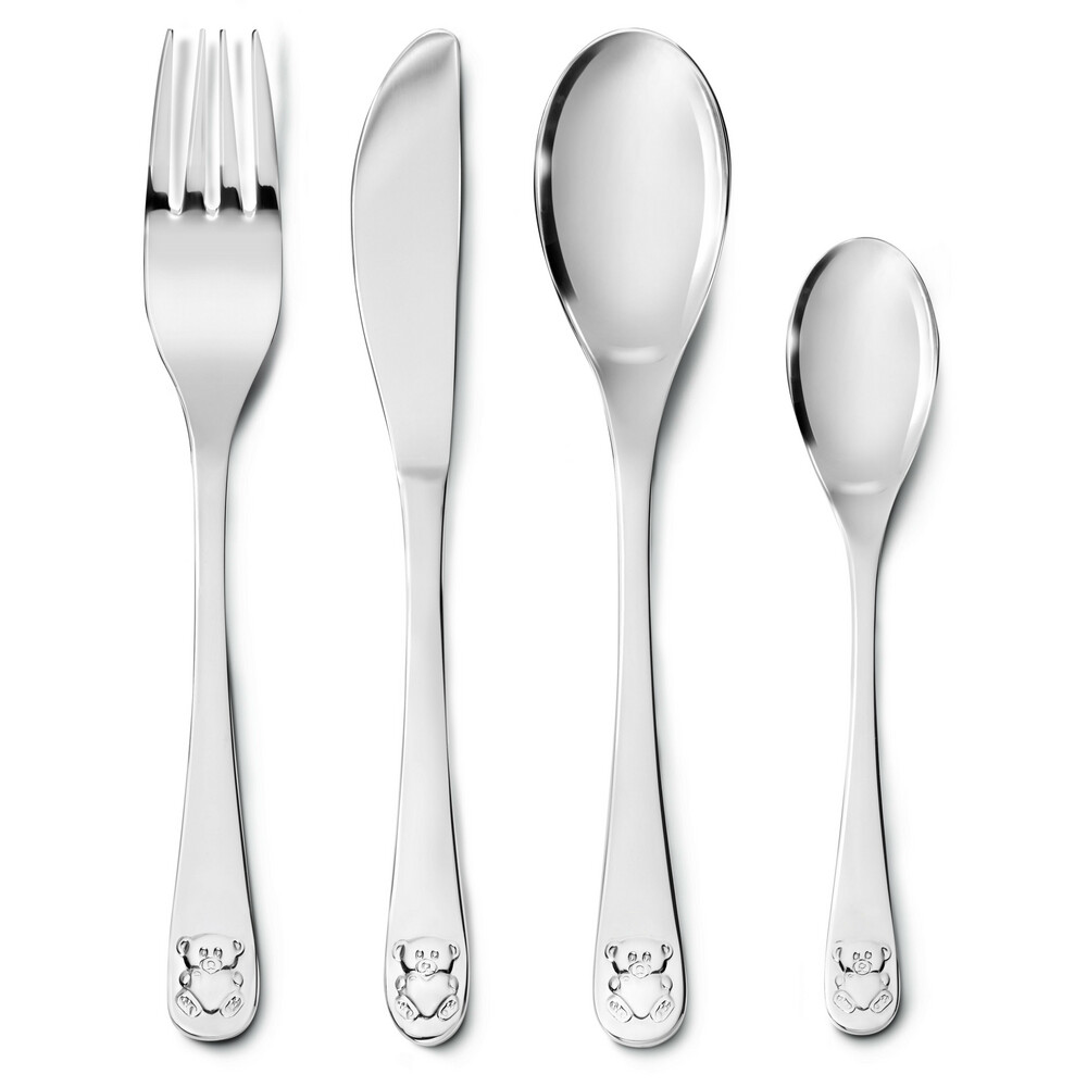 Photo de Couverts enfant ourson au coeur