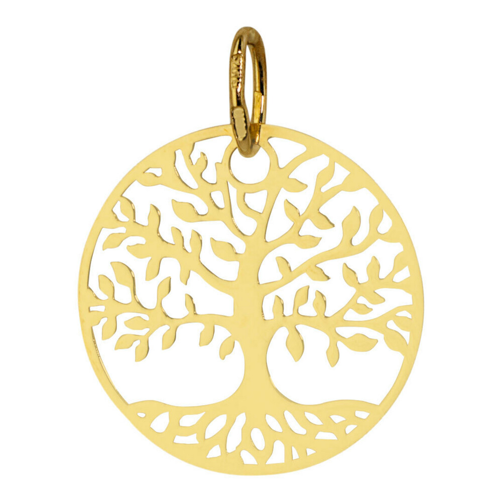 Photo de Médaille Arbre de vie luxuriant - Or jaune 9ct