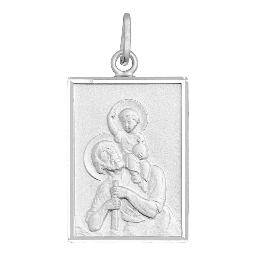 Photo de Médaille Saint Christophe - Argent massif