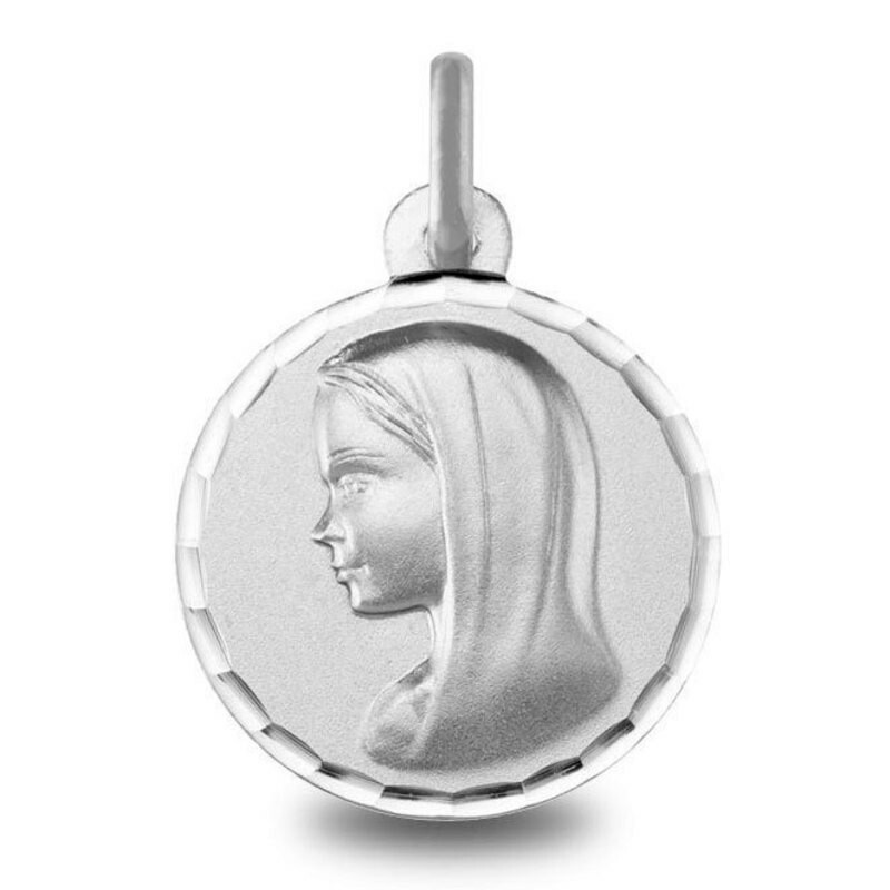 Photo de Médaille Vierge - Or blanc 18ct
