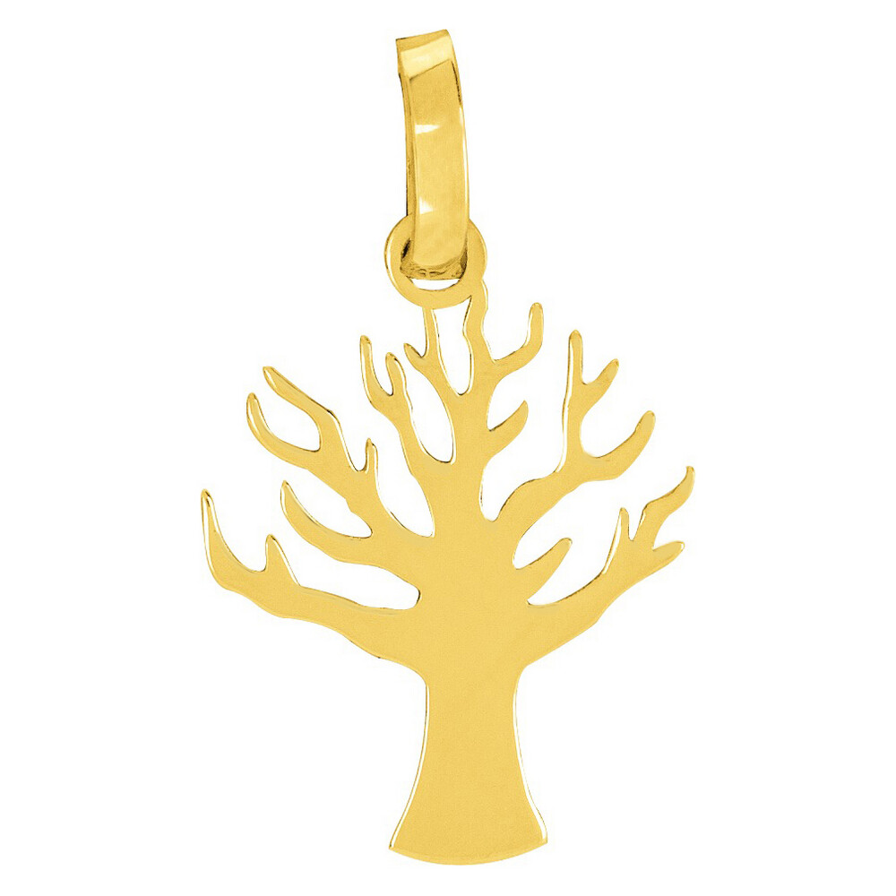 Photo de Pendentif Arbre de vie d'hiver - Or jaune 18ct