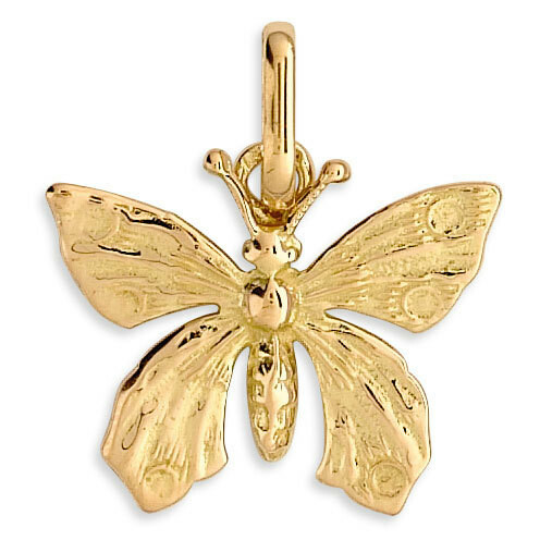 Photo de Pendentif papillons - Or jaune 18ct
