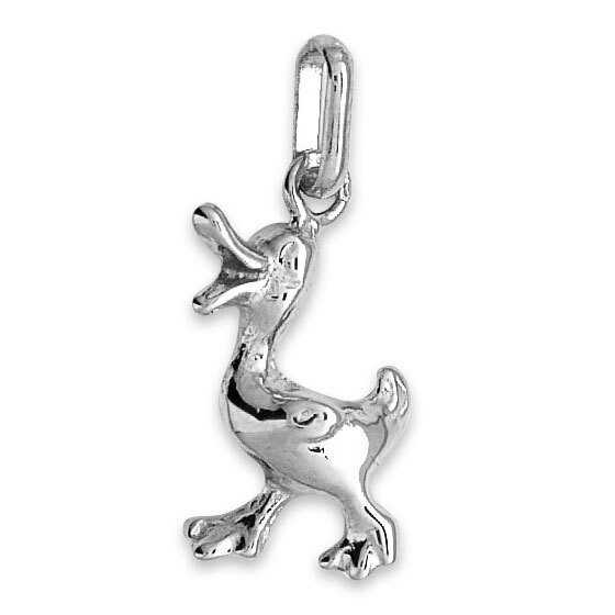 Photo de Pendentif canard - Or blanc 18ct