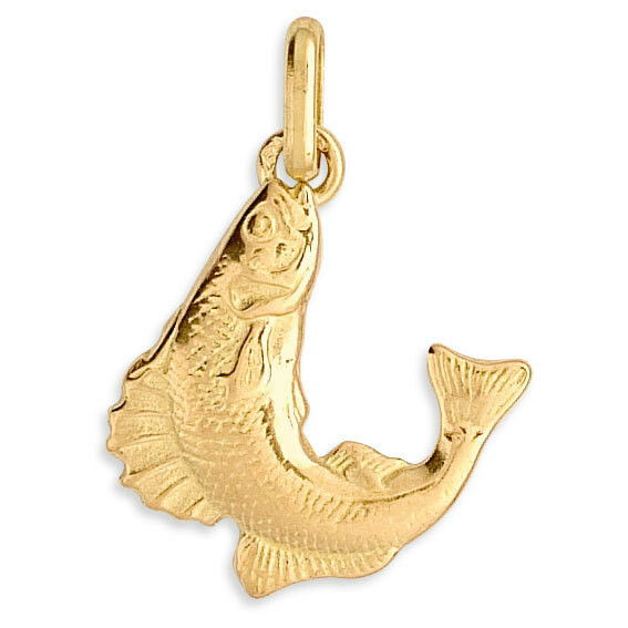 Photo de Pendentif poisson - Or jaune 9ct