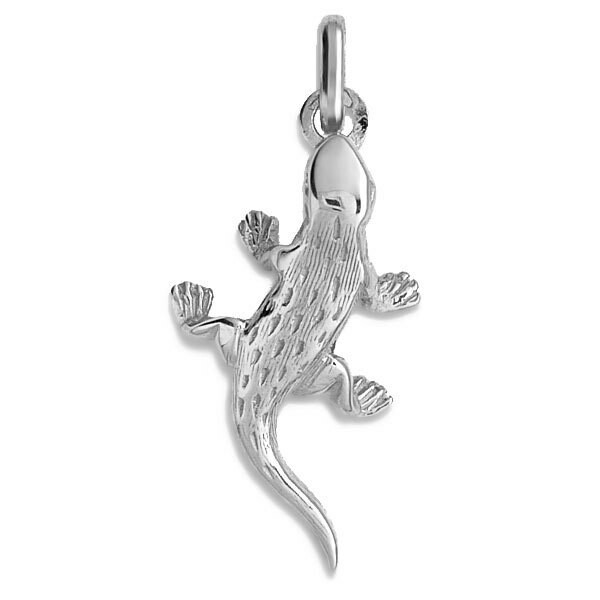 Photo de Pendentif lezard - Or jaune 18ct