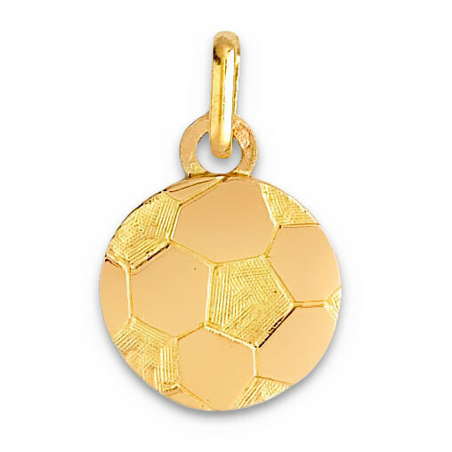 Photo de Pendentif ballon de foot - Or jaune 18c