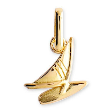 Photo de Pendentif planche à voile - Or jaune 18ct
