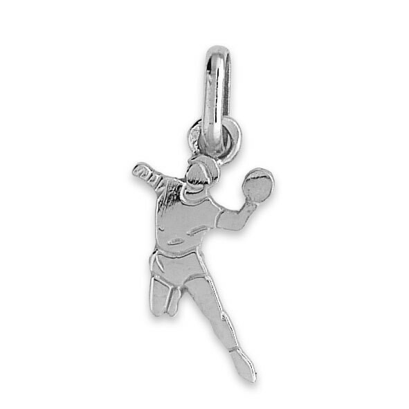 Photo de Pendentif handball - Or blanc 18ct
