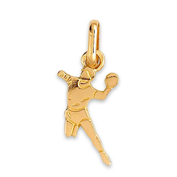 Photo de Pendentif handball - Or jaune 9ct