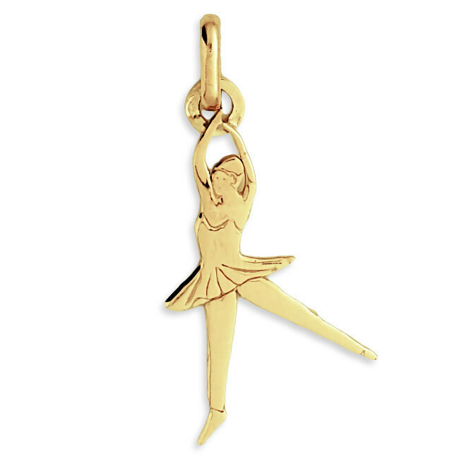 Photo de Pendentif danseuse - Or jaune 9ct