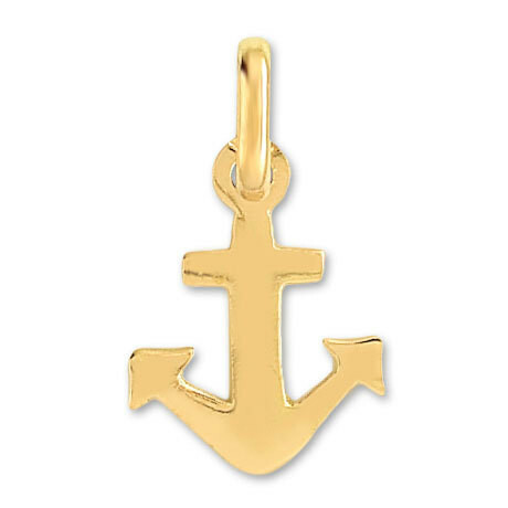 Photo de Pendentif ancre - Or jaune 18ct