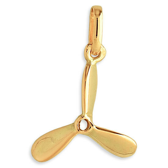 Photo de Pendentif hélice - Or jaune 18c