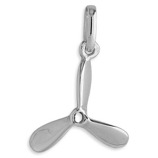 Photo de Pendentif hélice - Or blanc 9ct