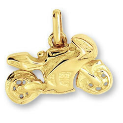 Photo de Pendentif moto brillant - Or jaune 18ct