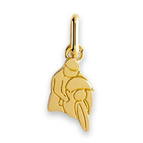 Photo de Pendentif moto - Or jaune 18ct