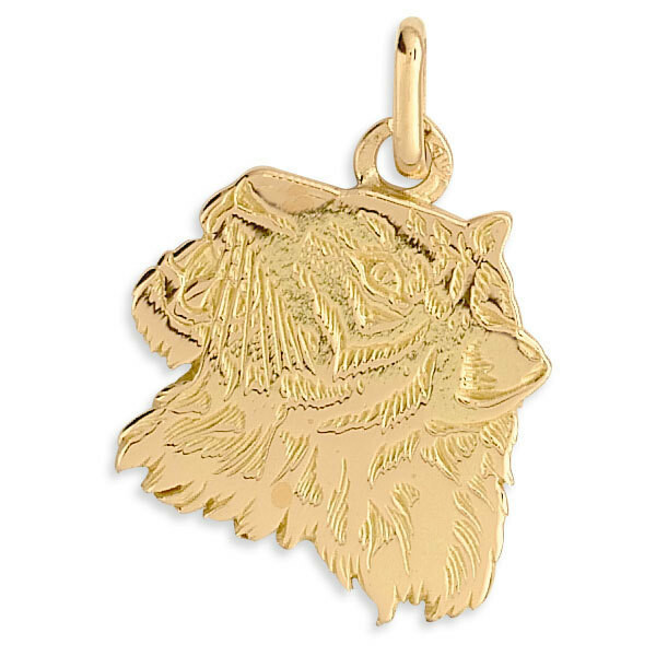 Photo de Pendentif tigre - Or jaune 9ct