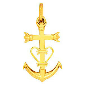Photo de Croix Camarguaise - Or jaune 9ct