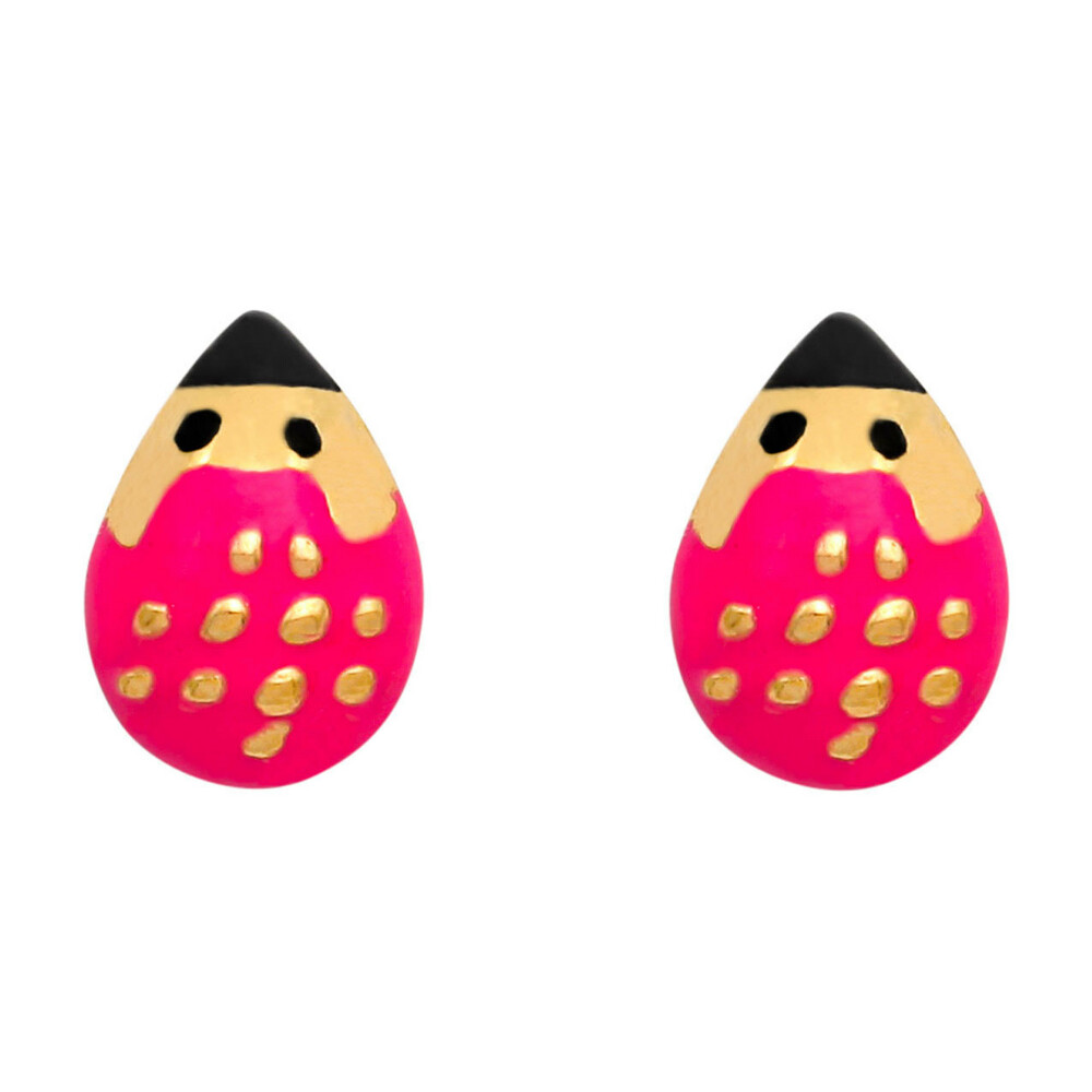 Photo de Boucles d'oreilles hérissons - Vis - Or jaune 9ct