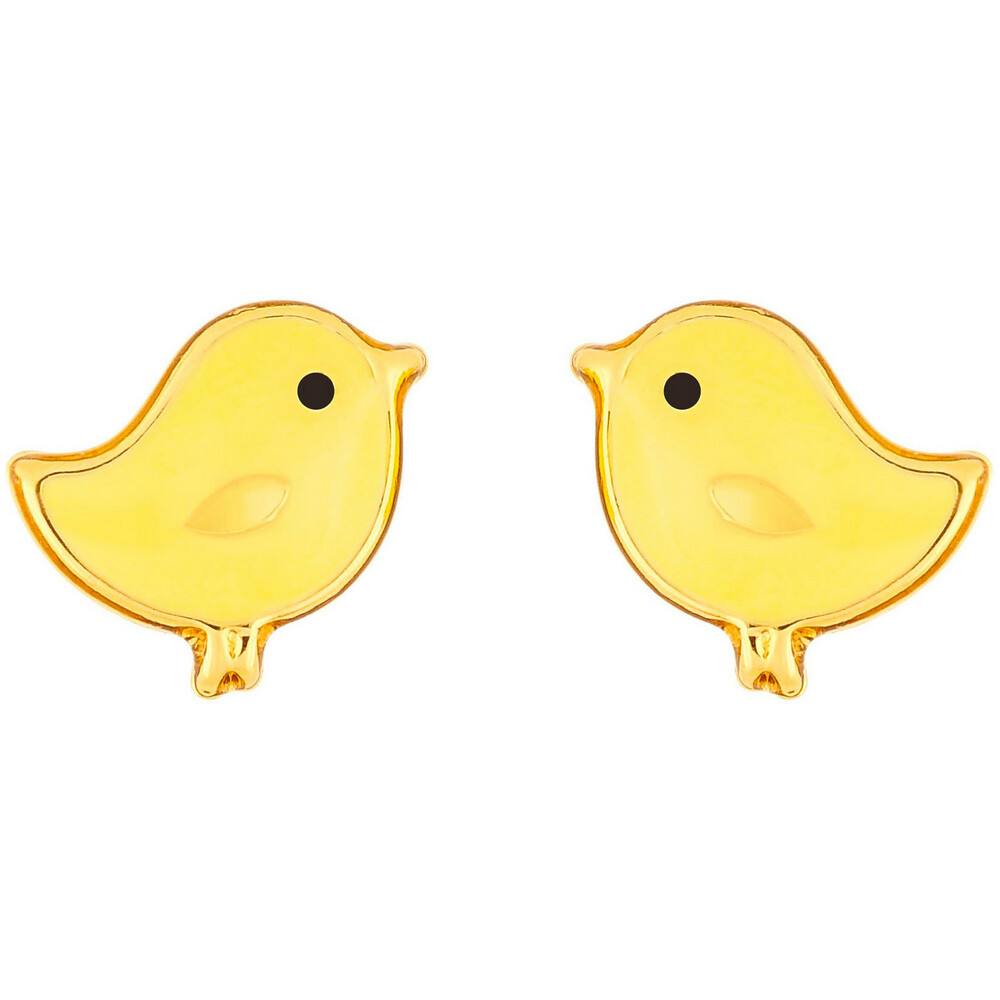Photo de Boucles d'oreilles poussins - Vis - Or jaune 9ct
