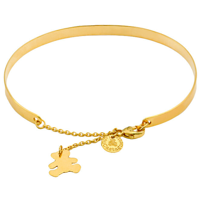 Photo de Jonc LuluCastagnette - Or jaune 9ct