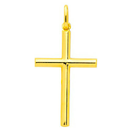 Photo de Croix creuse - Or jaune 18ct