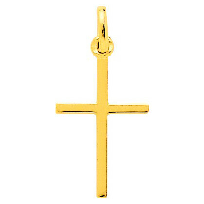 Photo de Croix fine - Or jaune 9ct