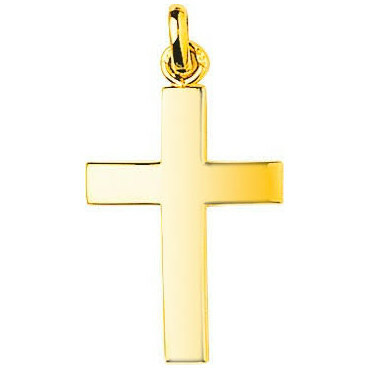 Photo de Croix personnalisée - Or jaune 18ct