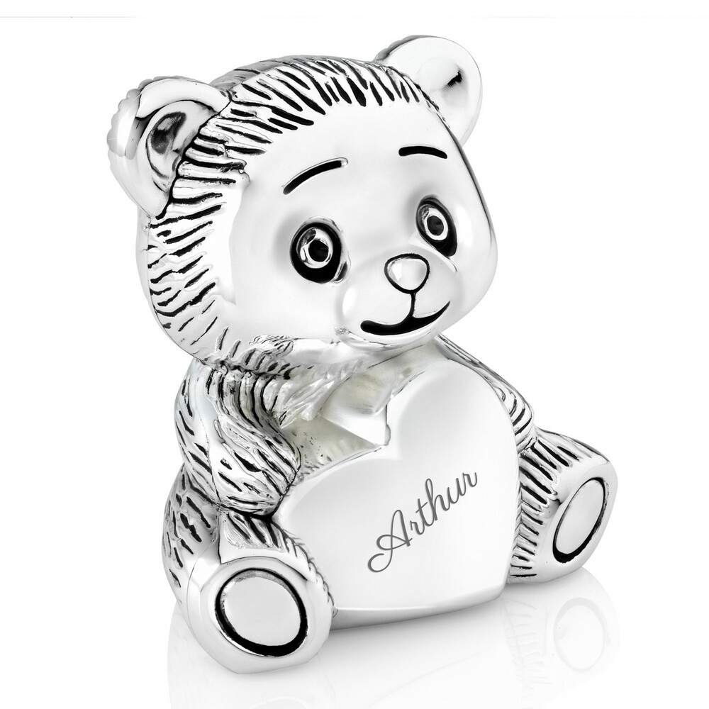 Photo de Tirelire enfant ourson coeur