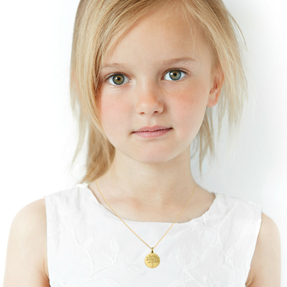 Photo de Médaille Arbre de vie printanier - Or jaune 9ct