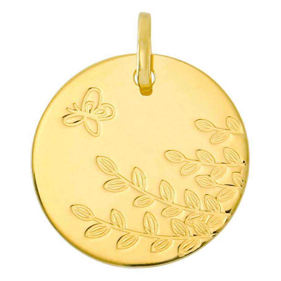 Photo de Médaille papillon LuluCastagnette - Or jaune 9ct