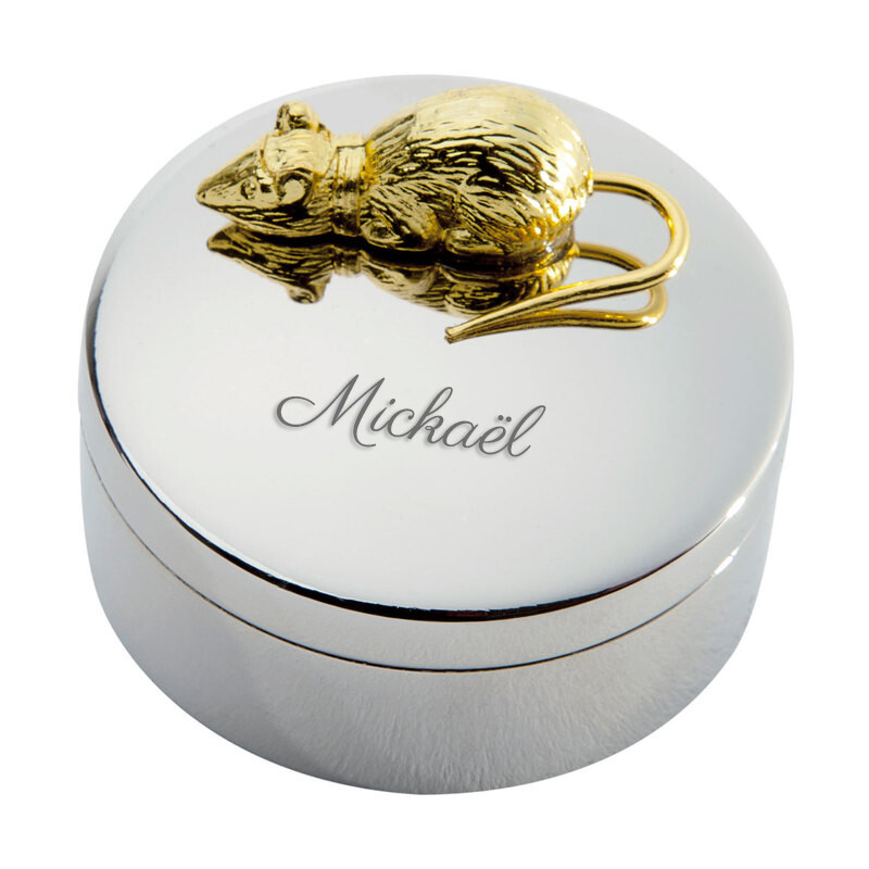 Photo de Boite à dents de lait souris 4 pattes