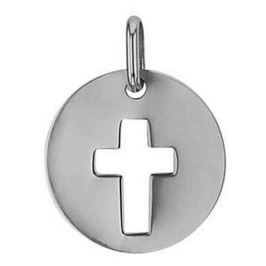 Photo de Médaille Croix ajourée - Argent massif