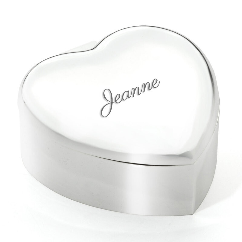 Photo de Boite à bijoux musicale coeur 