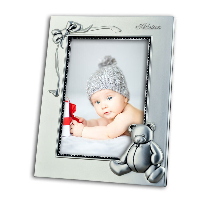 Photo de Cadre photo ourson verni 