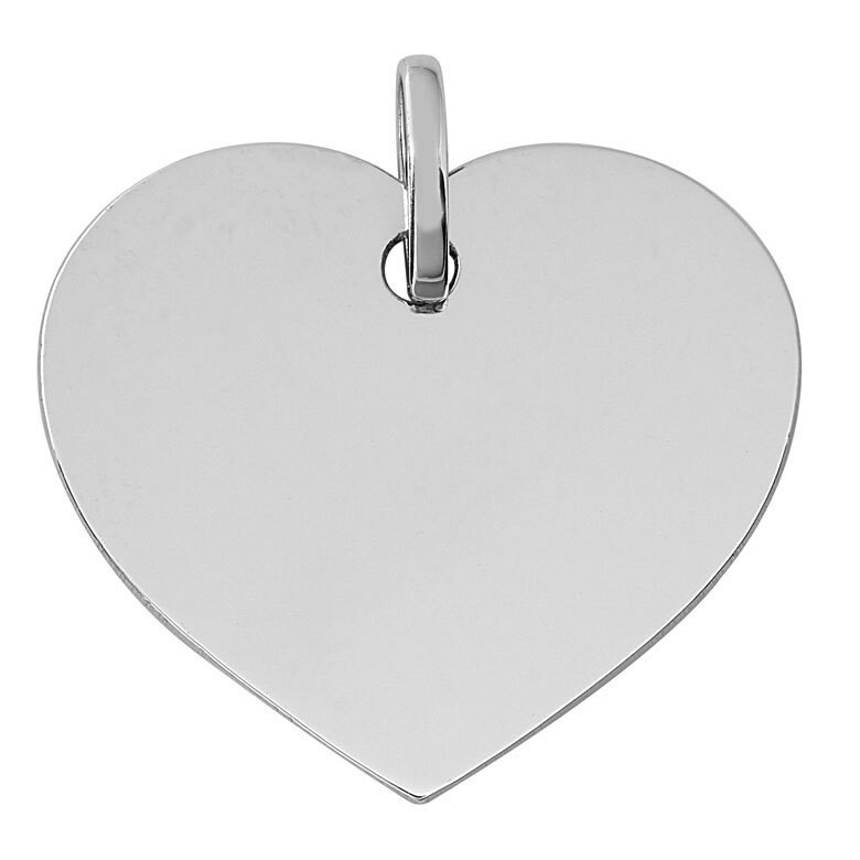 Photo de Pendentif Coeur - Or blanc 18ct