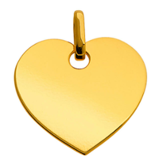 Photo de Pendentif coeur élégant - Or jaune 9ct